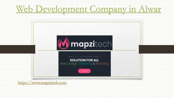 Web Development Company in Alwar | Mapzitech