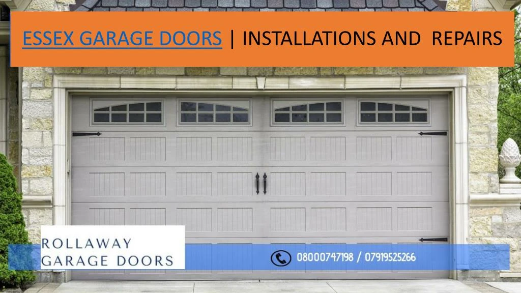 essex garage doors installations and repairs