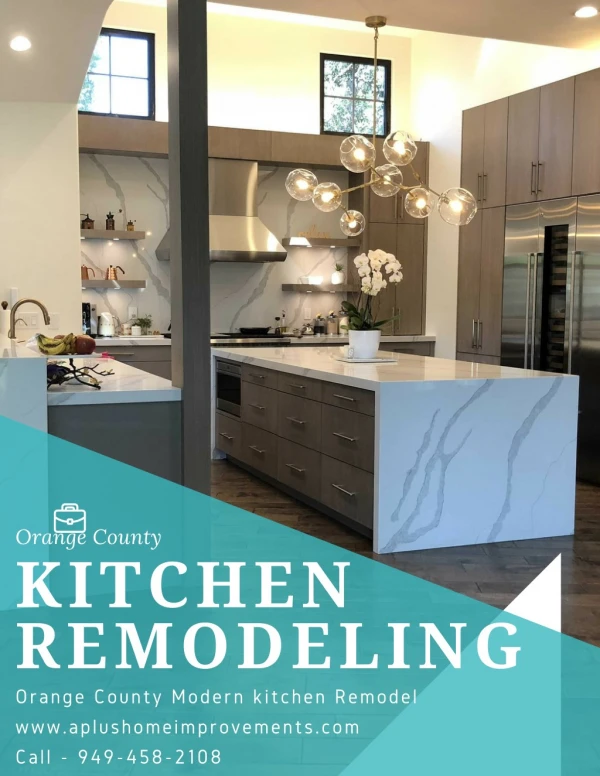 Orange County Modern kitchen Remodel