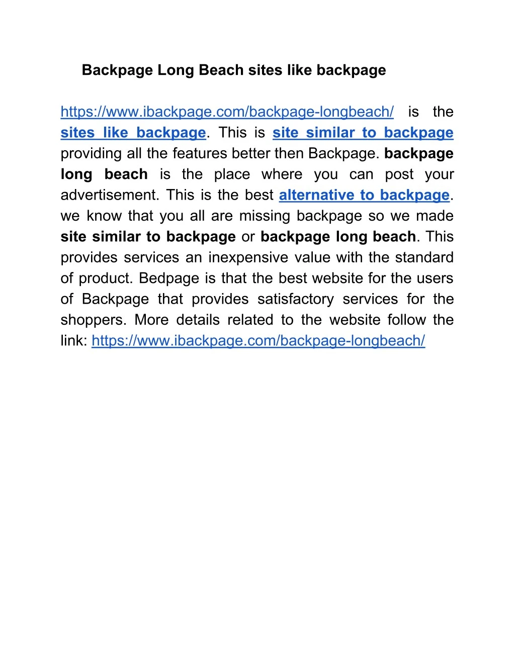backpage long beach sites like backpage https
