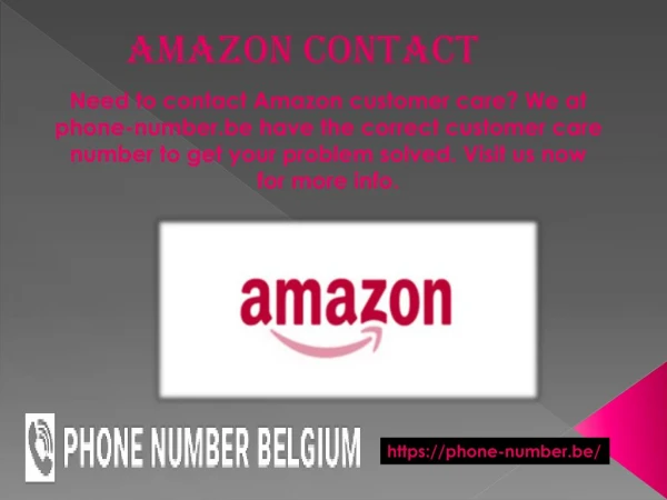 Amazon Contact Phone Number