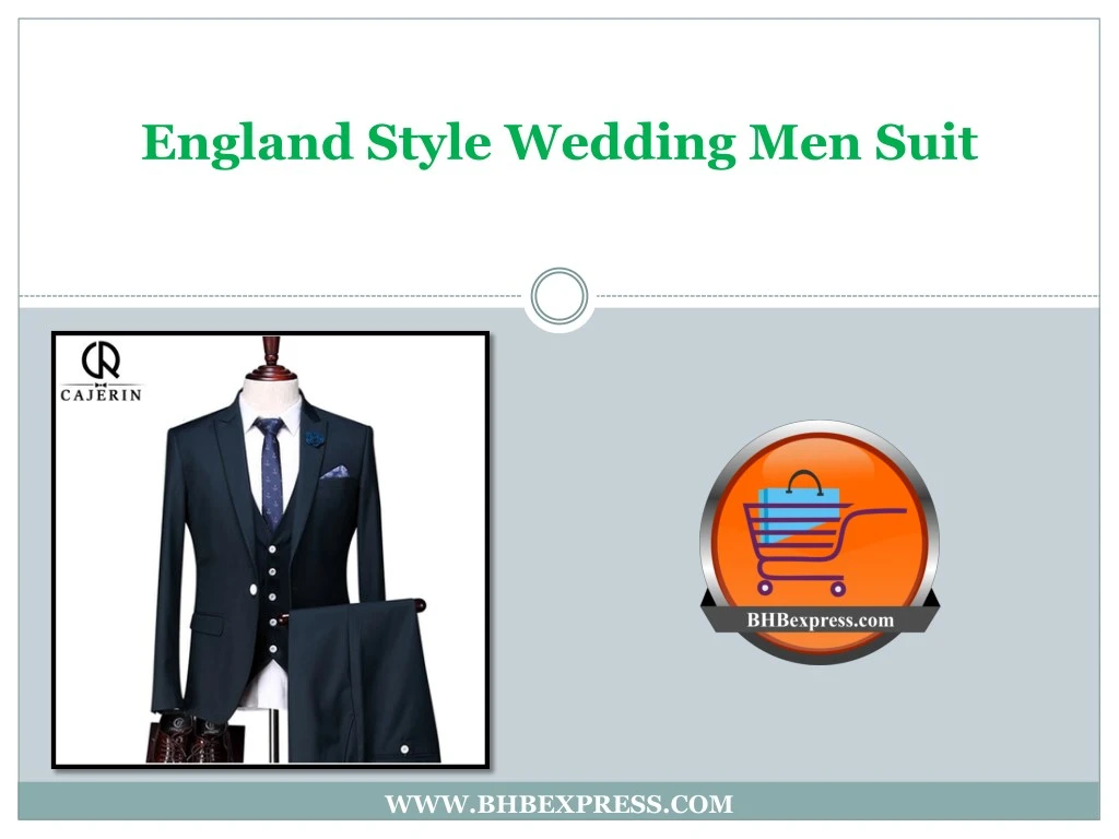 england style wedding men suit