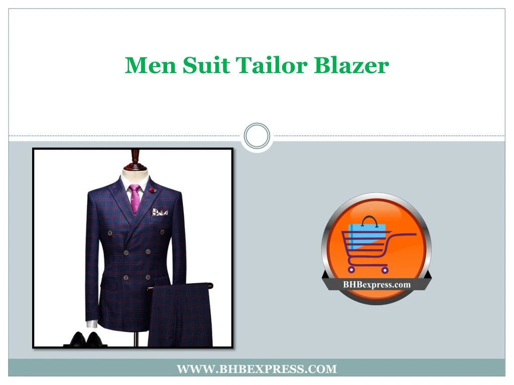 men suit tailor blazer