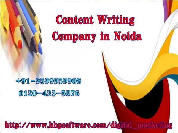 Facts about Content Writing Company in Noida 0120-433-5876