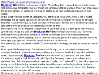 MOCKZIGN review and 2300$ bonuses - slide 1