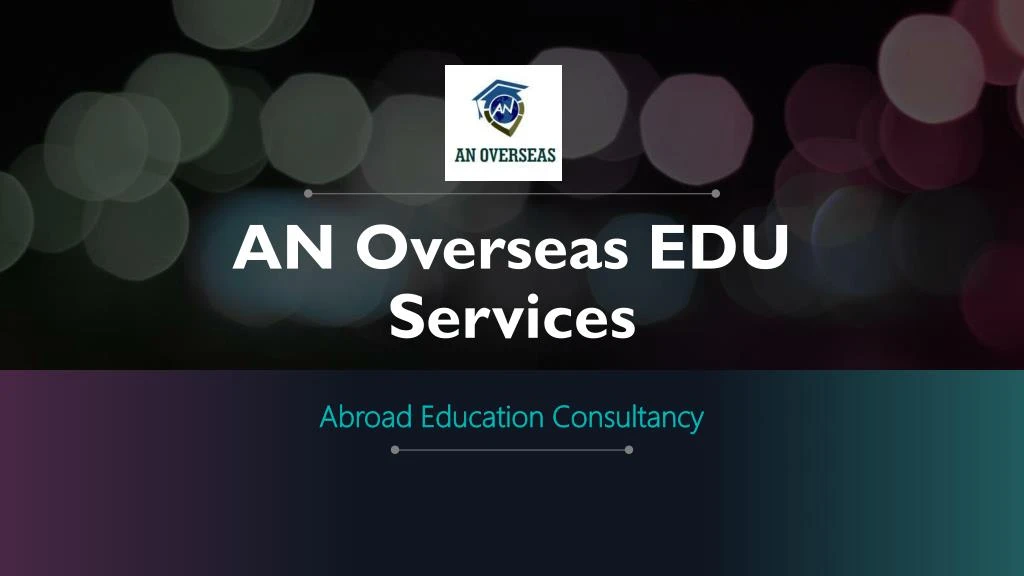 an overseas edu services