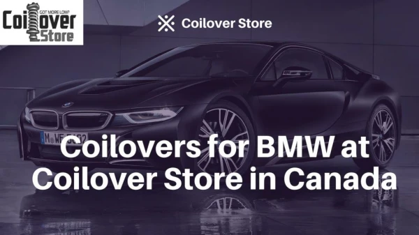 Variety of Coilovers for BMW at Coilover Store in Canada