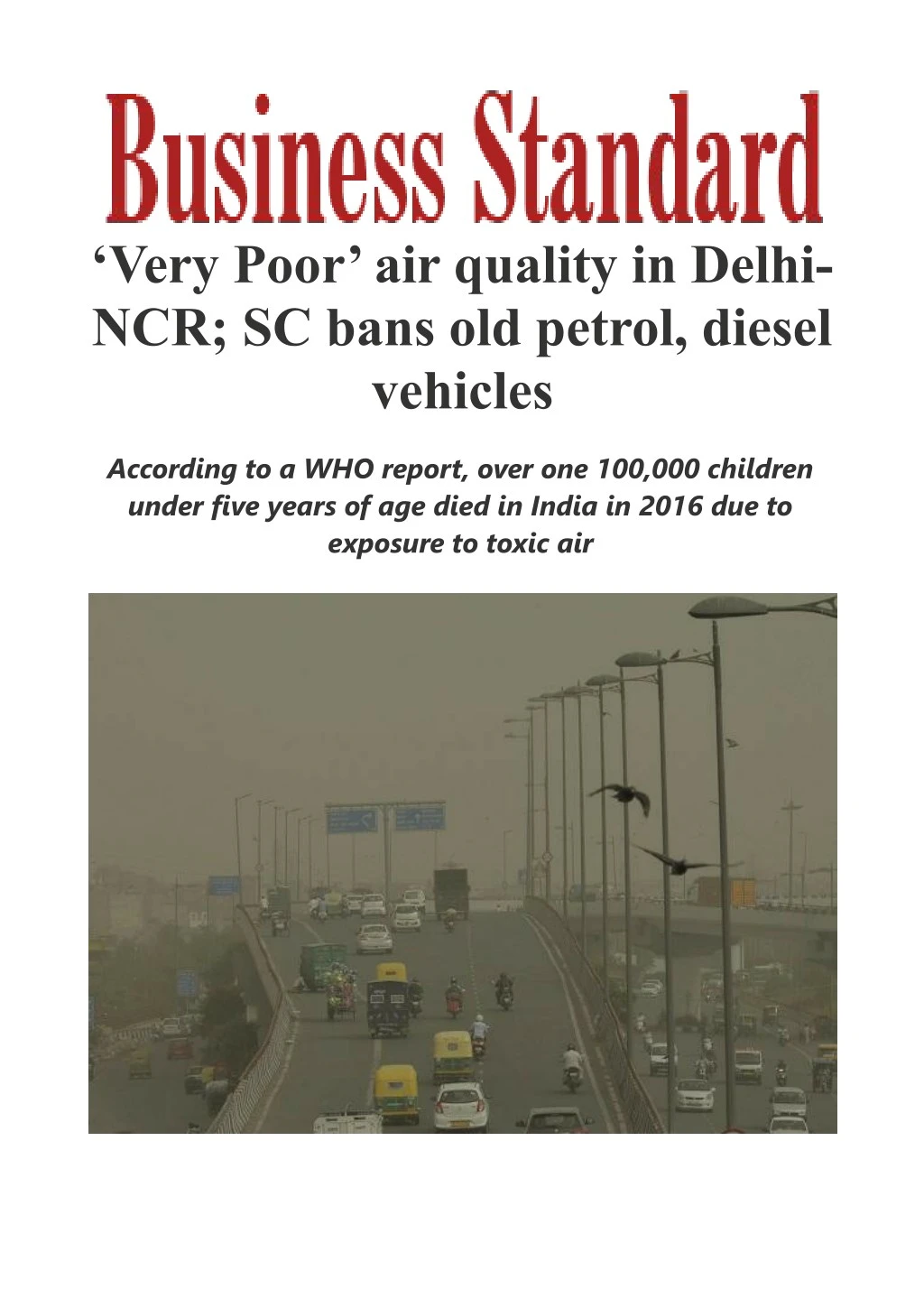 very poor air quality in delhi ncr sc bans