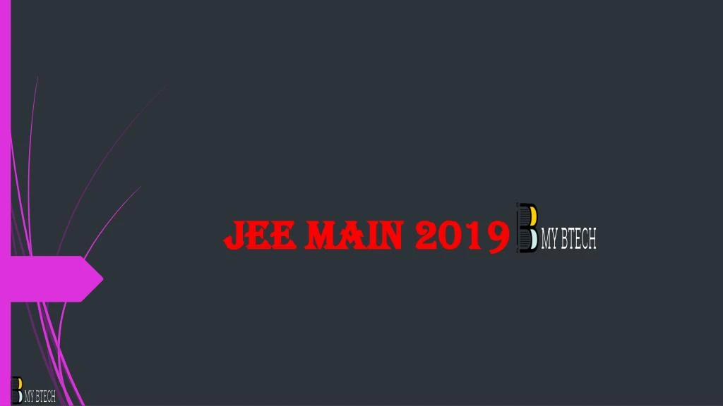 jee main 2019