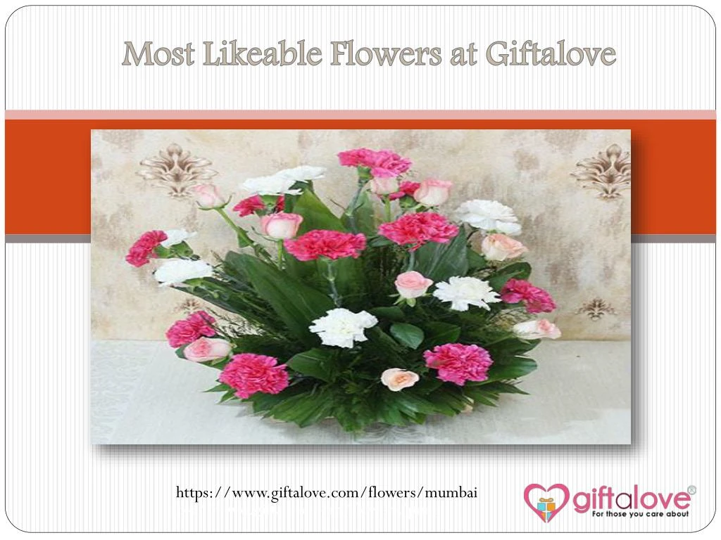 most likeable flowers at giftalove