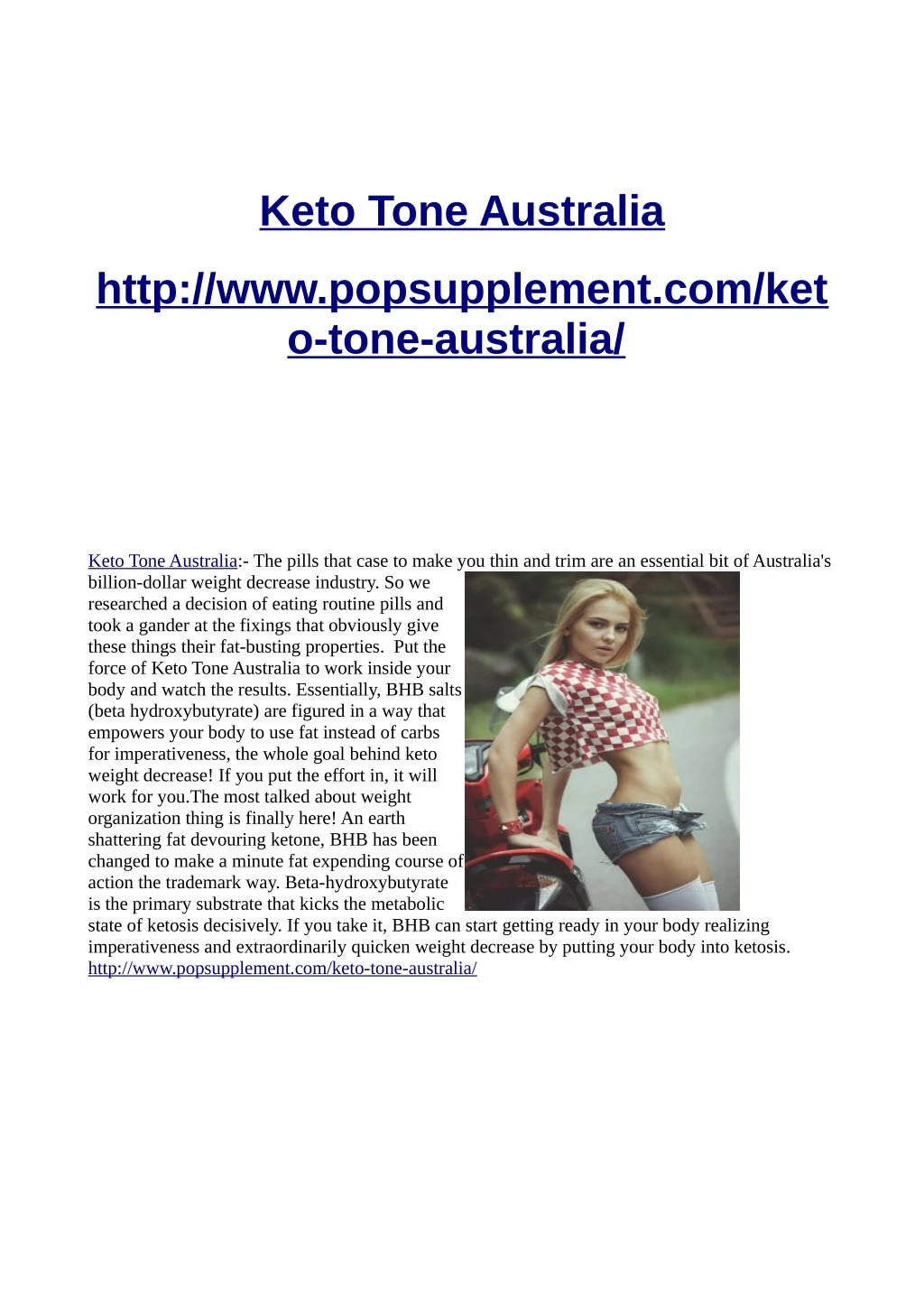 keto tone australia