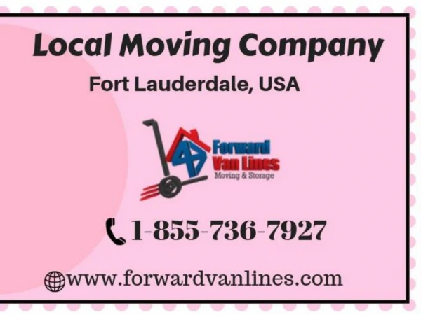 Best Local Moving Company in Fort Lauderdale | Forward Van Lines