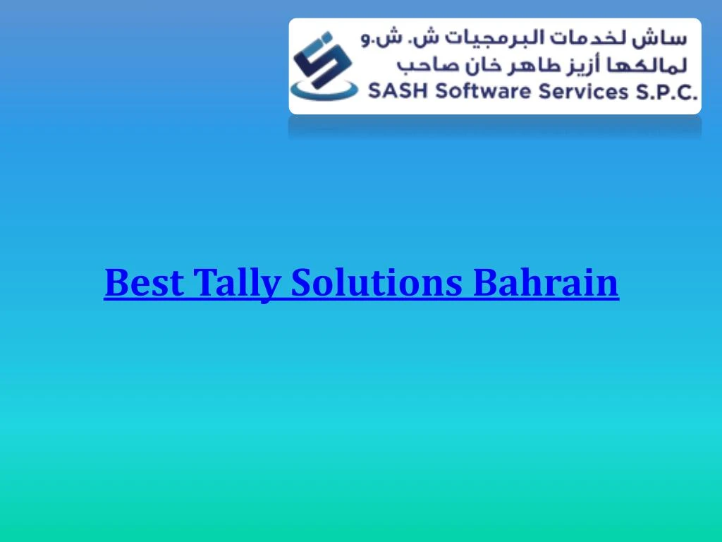best tally solutions bahrain