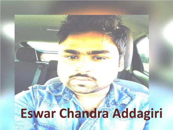 Eswar Chandra Addagiri