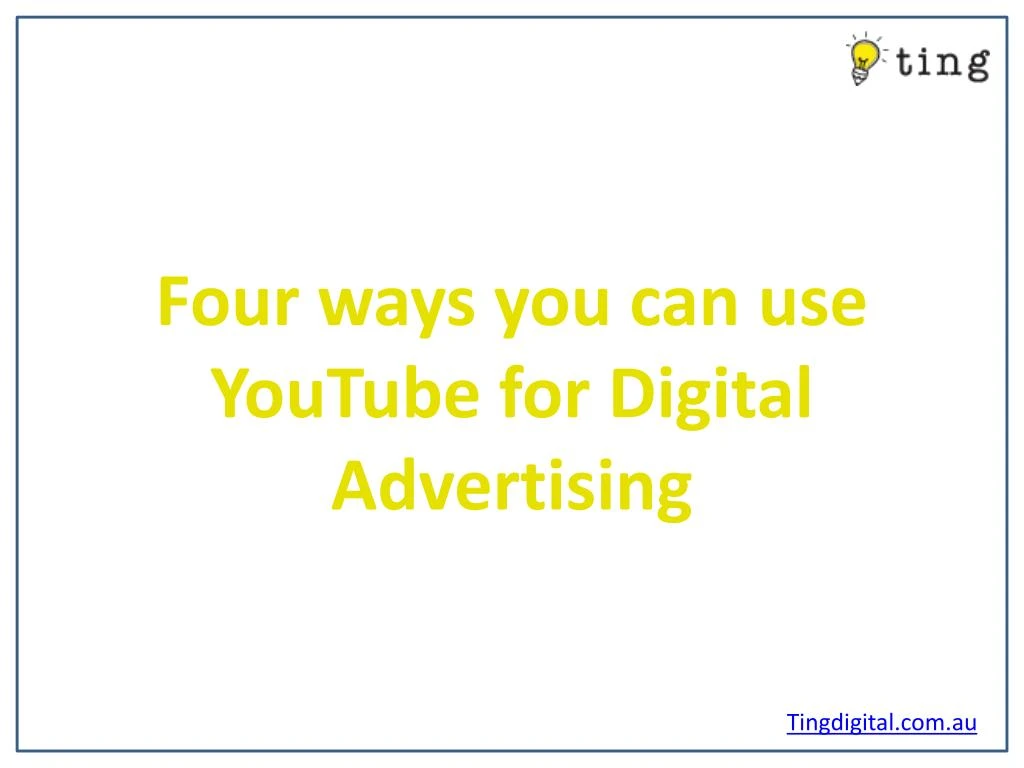 four ways you can use youtube for digital