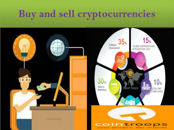 Buy & sell cryptocurrencies