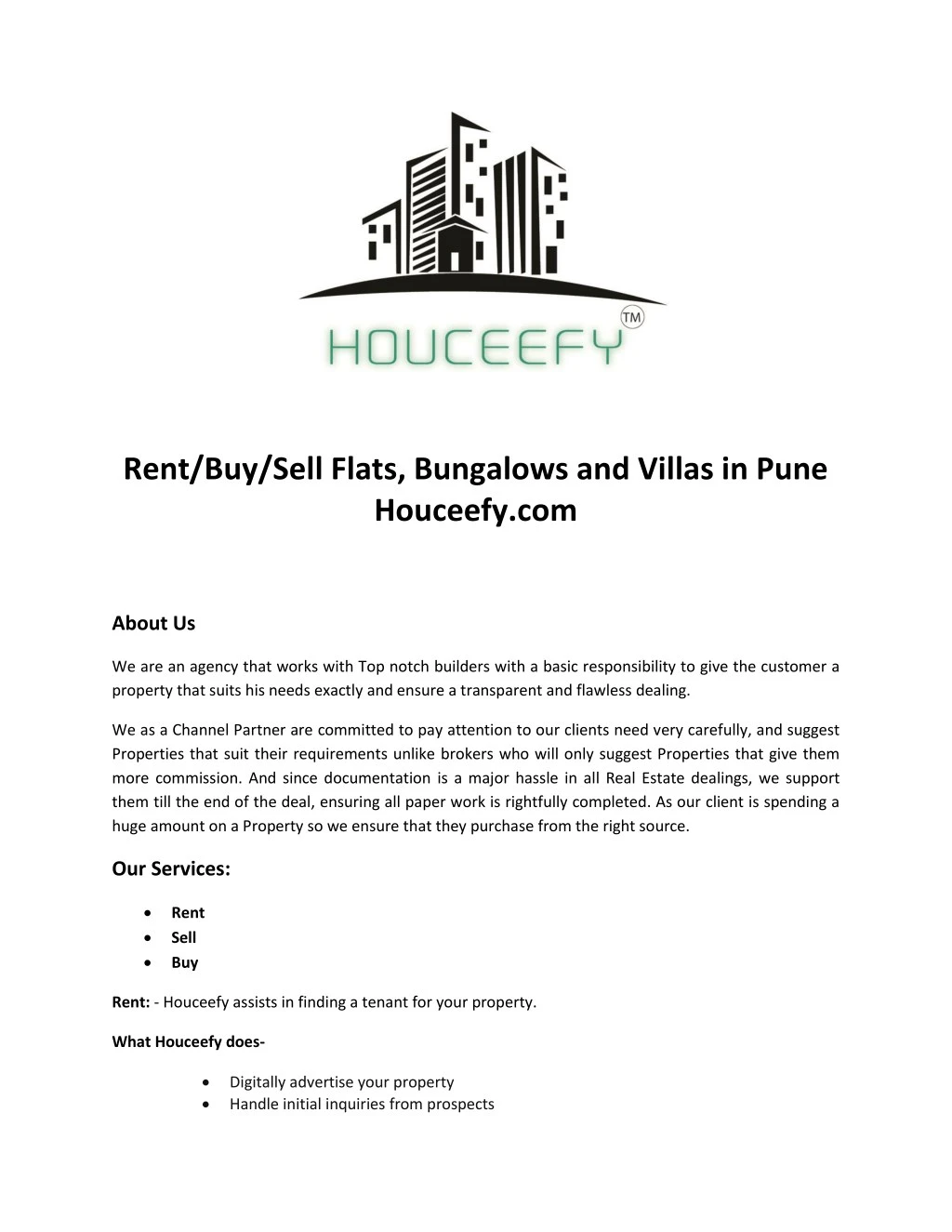 rent buy sell flats bungalows and villas in pune
