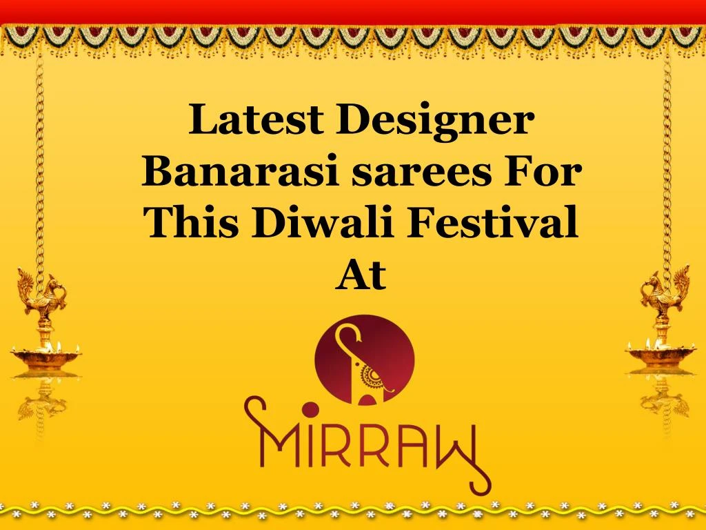 latest designer banarasi sarees for this diwali