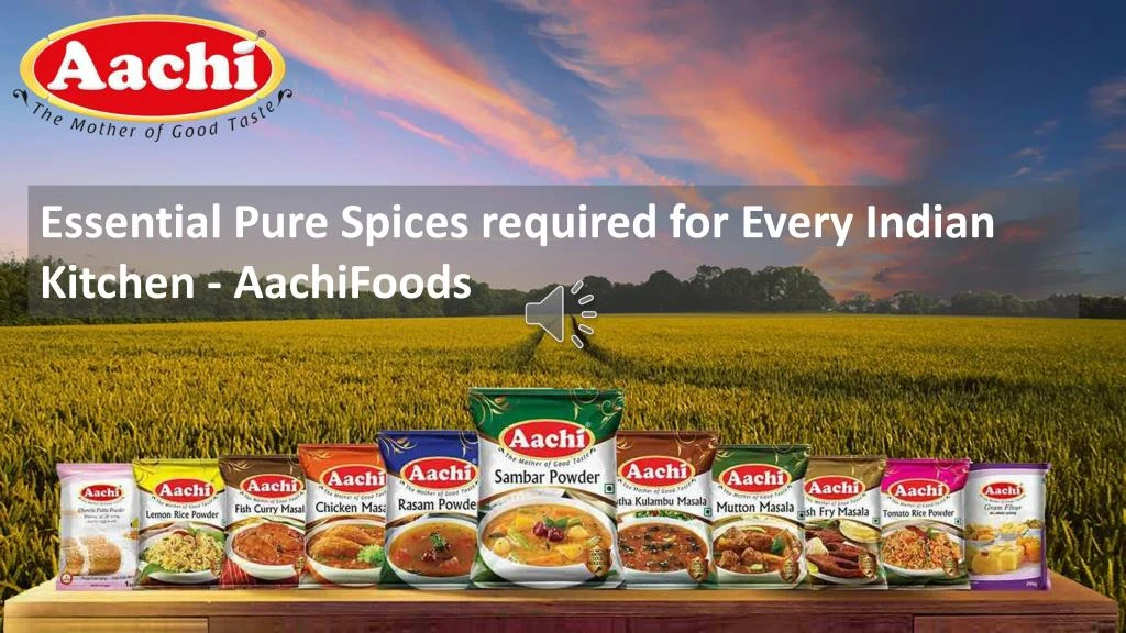 essential pure spices required for every indian