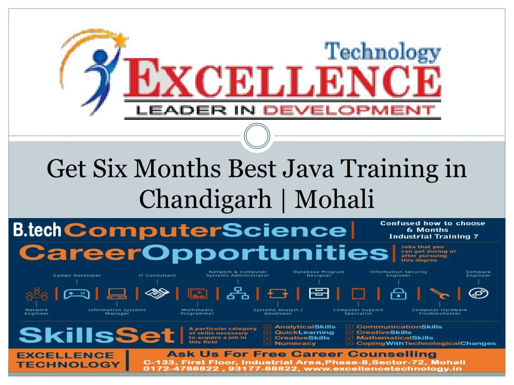 get six months best java training in chandigarh