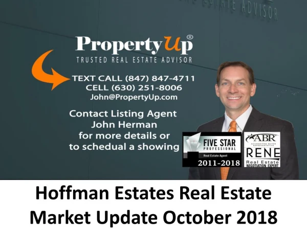 Hoffman Estates Real Estate Market Update October 2018