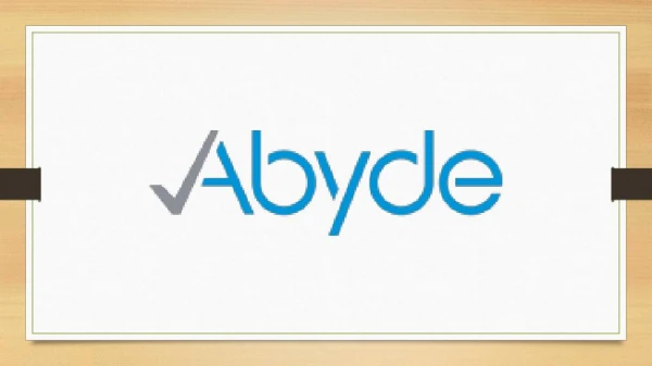 HIPAA Compliance Programe - Abyde HIPAA Compliance Programe - Abyde