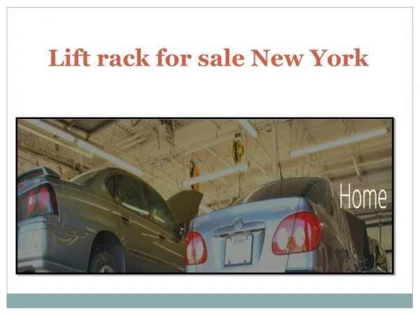 Get to know about Lift Rack for Sale