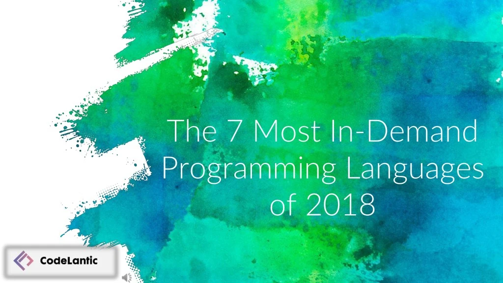 the 7 most in demand programming languages of 2018