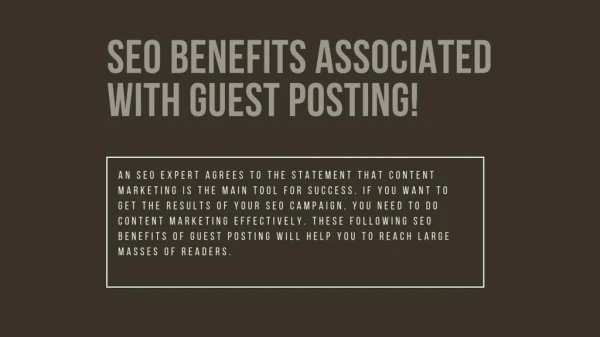 Get More Traffic Through Guest Posting