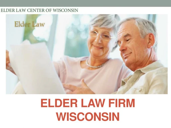 Elder Law Firm Wisconsin
