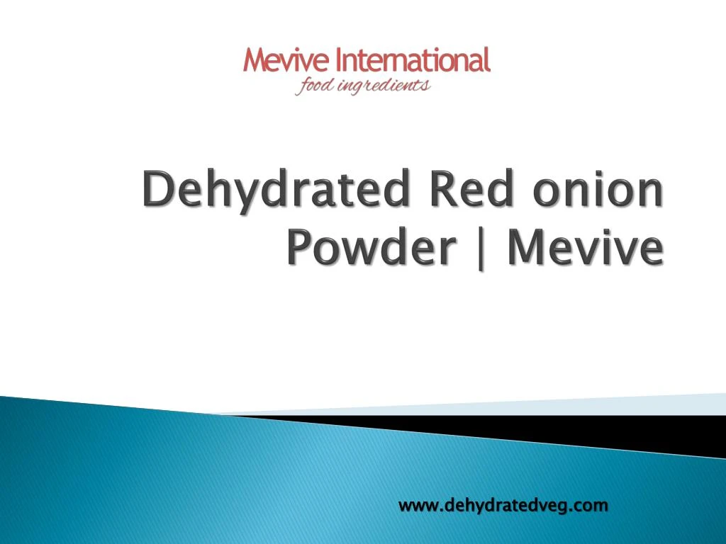 dehydrated red onion powder mevive