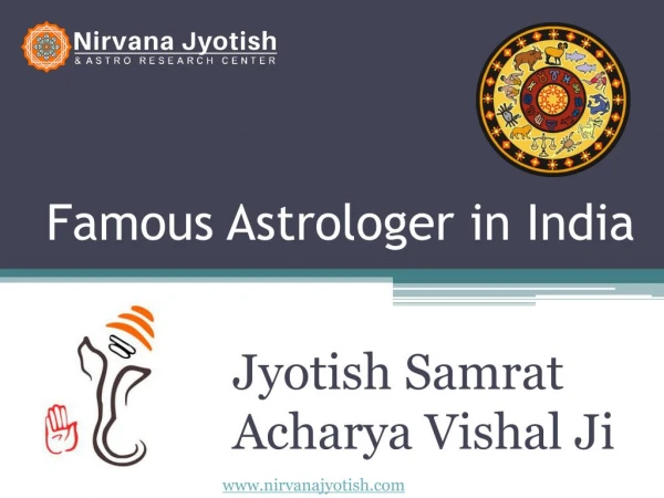 The Horoscope Reader in Delhi - Jyotish Samrat Acharya Vishal Ji