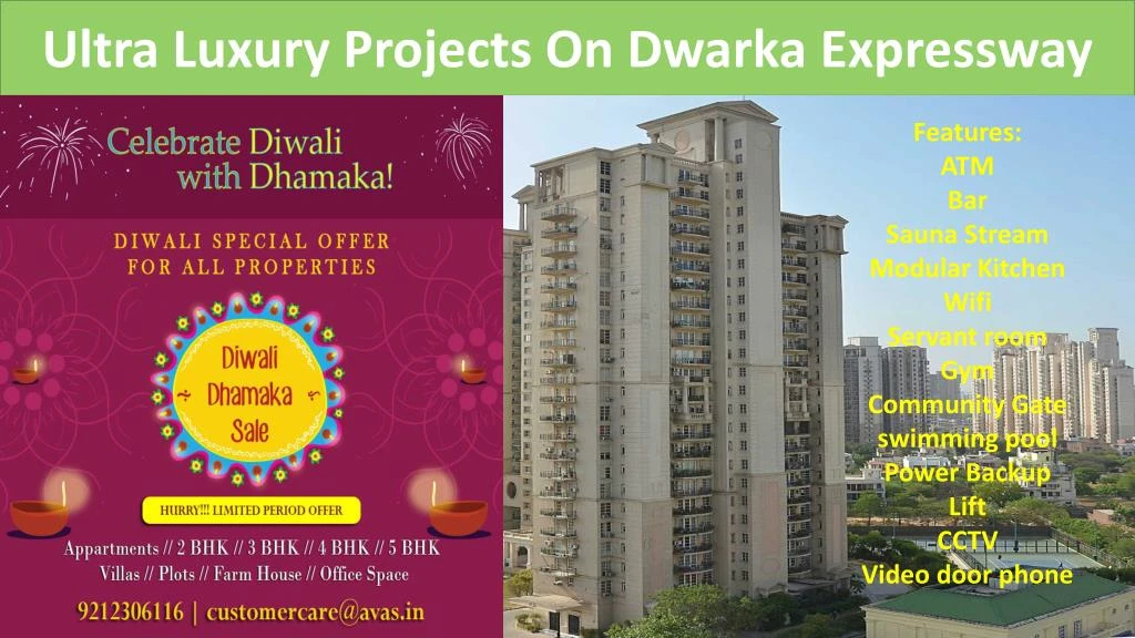 ultra luxury projects on dwarka expressway