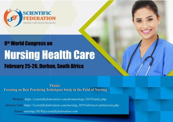 International Conference on Nursing and Healthcare 2019