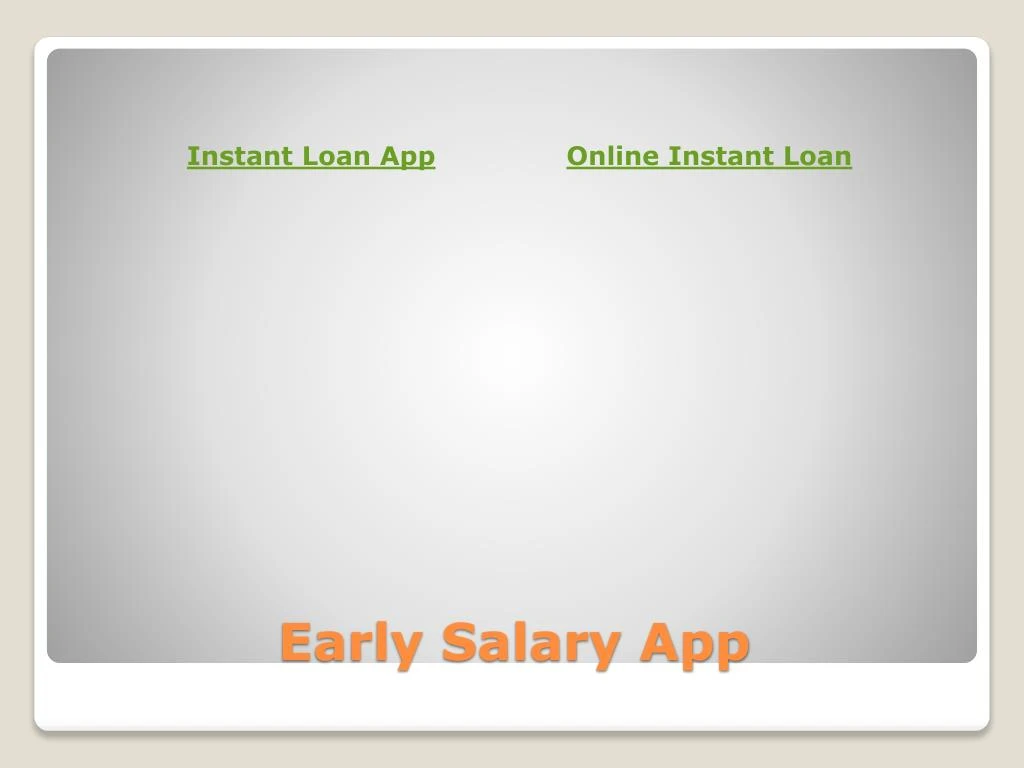 early salary app