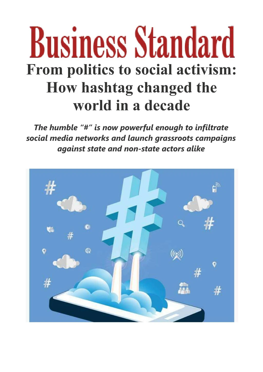 from politics to social activism how hashtag
