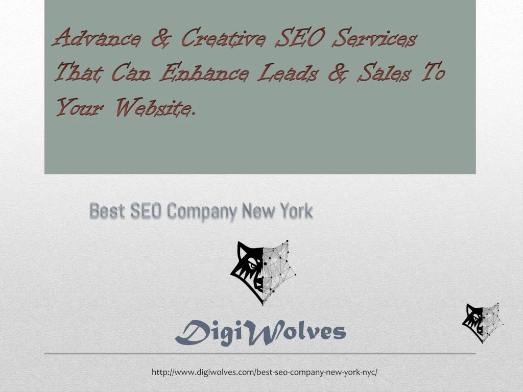 advance creative seo services that can enhance leads sales to your website