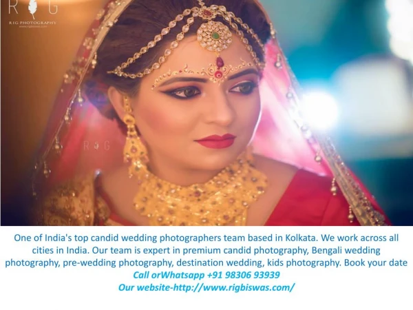 Rig Biswas Photography wedding photographer in kolkata