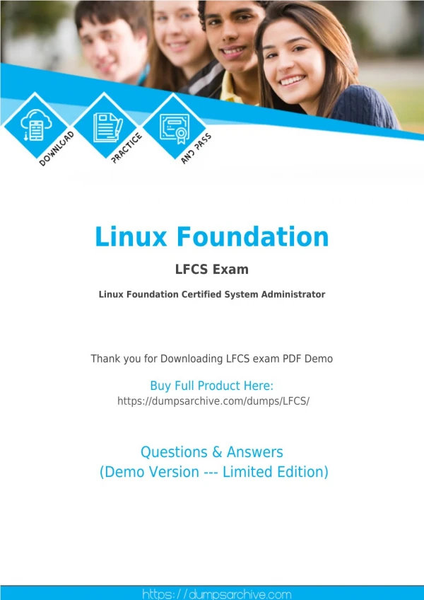 LFCS Exam Dumps - Affordable Linux Foundation LFCS Exam Dumps - 100% Passing Guarantee