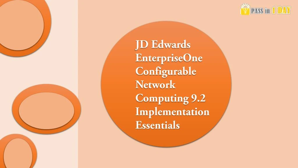 jd edwards enterpriseone configurable network