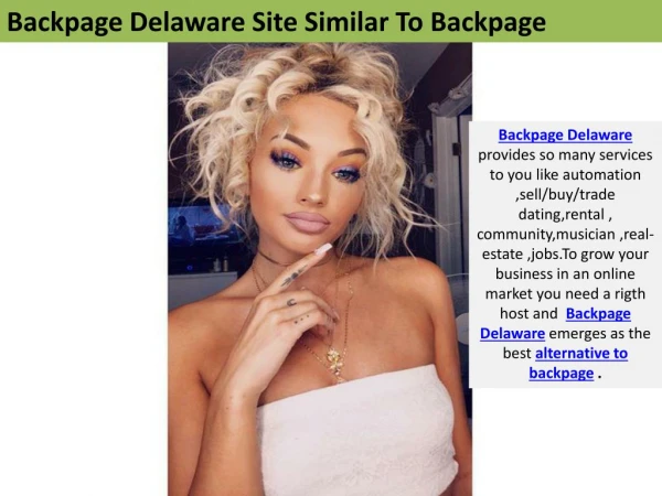 Backpage Delaware Site Similar To Backpage