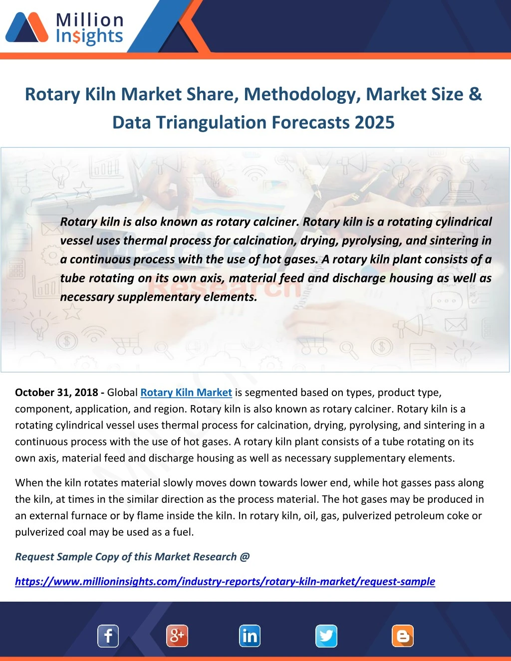 rotary kiln market share methodology market size