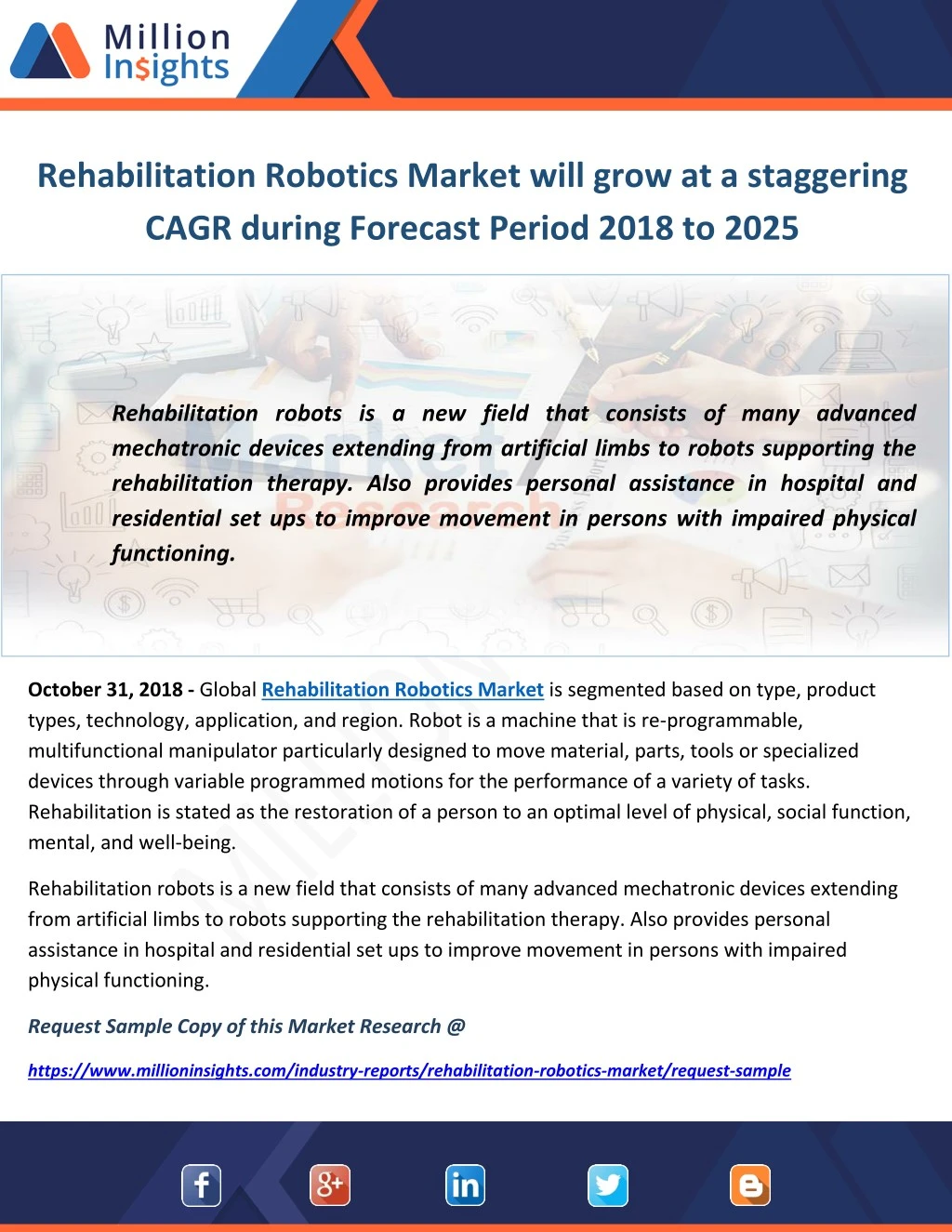 rehabilitation robotics market will grow
