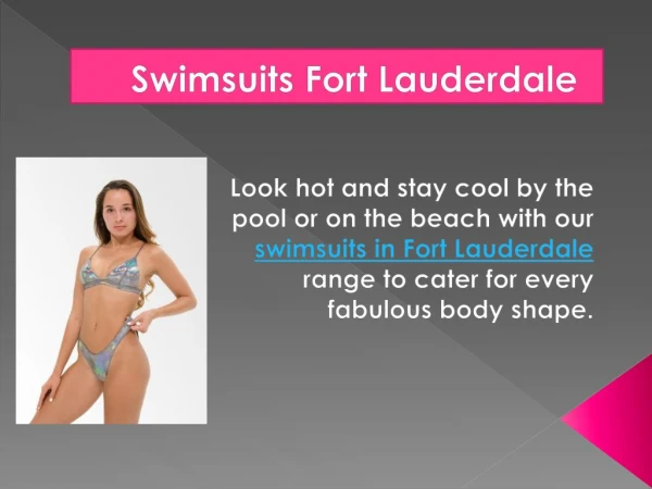 Swimsuits Fort Lauderdale