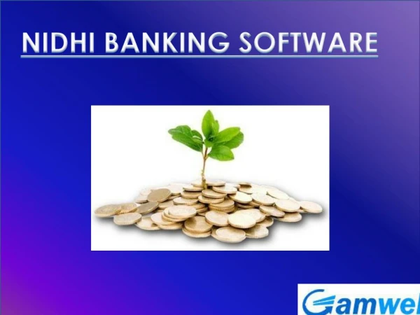 Nidhi company software at small banking management