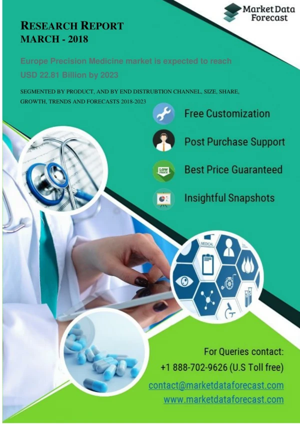 Europe Precision Medicine market Global Analysis & 2023 Forecast Report