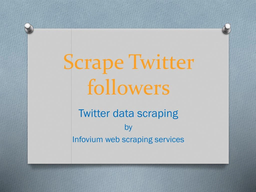 scrape twitter followers