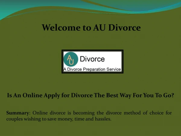 How to get a Divorce, Divorce Forms Online, online apply for divorce