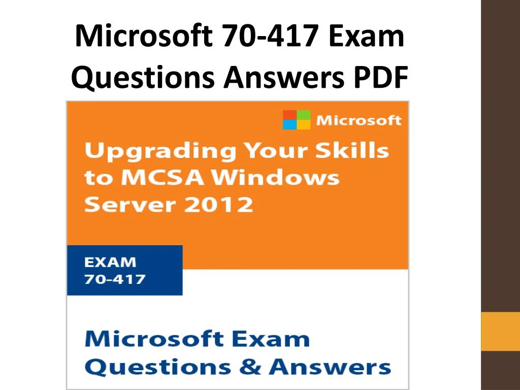 microsoft 70 417 exam questions answers pdf