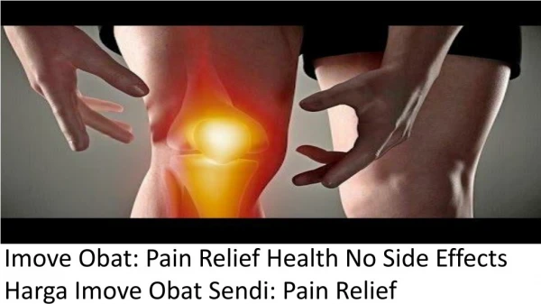 Imove Obat: Pain Relief Health No Side Effects